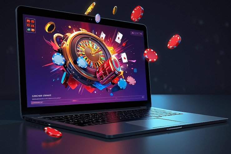 Live-dealer blackjack table showing dealer and gaming surface